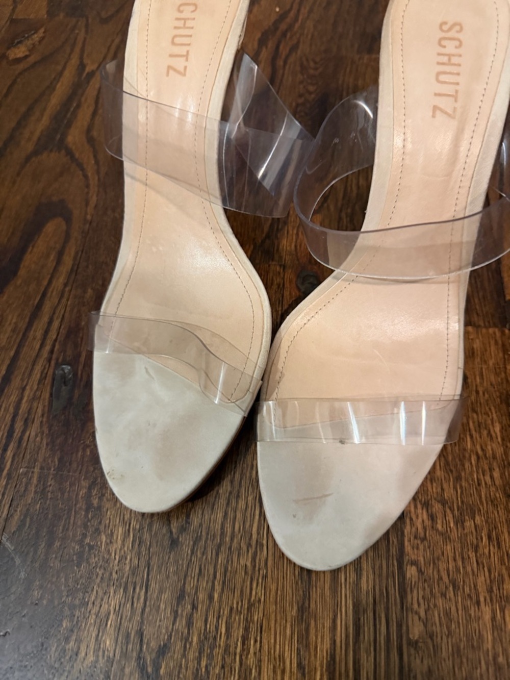 Schutz Ariella Sandals With Clear Straps size 11 - Picture 3 of 8